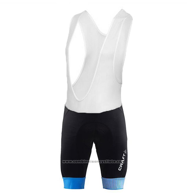2017 Maillot Cyclisme Craft Bleu Manches Courtes et Cuissard