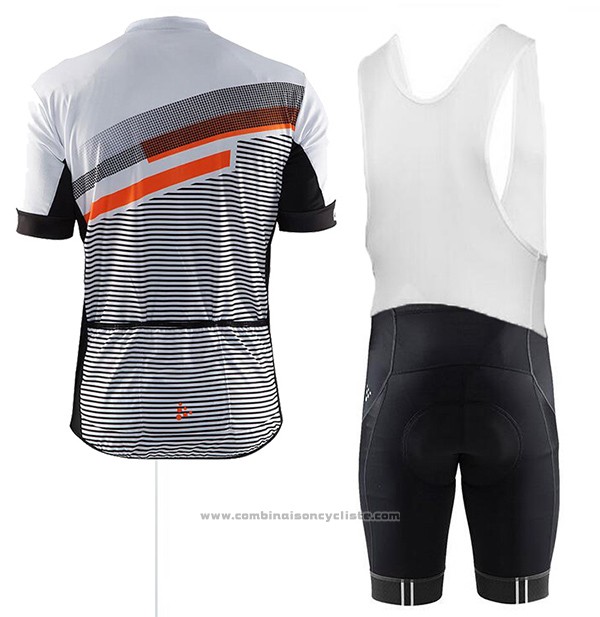 2017 Maillot Cyclisme Craft Gris Manches Courtes et Cuissard