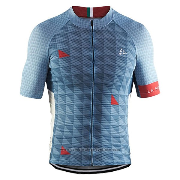 2017 Maillot Cyclisme Craft Monuments Gris Manches Courtes et Cuissard