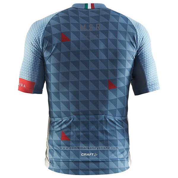 2017 Maillot Cyclisme Craft Monuments Gris Manches Courtes et Cuissard
