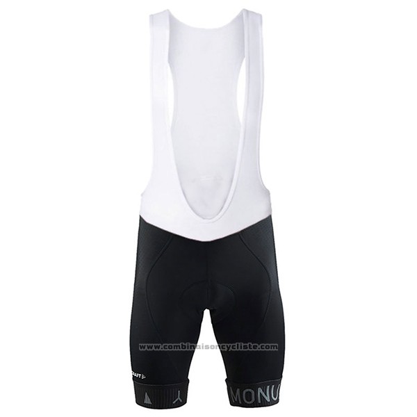 2017 Maillot Cyclisme Craft Monuments Gris Manches Courtes et Cuissard