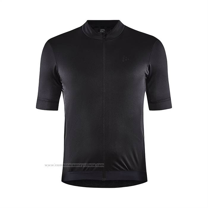 2023 Maillot Cyclisme Craft Fonce Noir Manches Courtes Et Cuissard