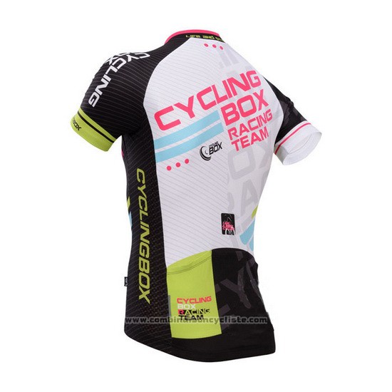 2014 Maillot Cyclisme Fox Cyclingbox Noir Manches Courtes et Cuissard
