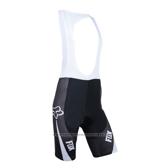 2014 Maillot Cyclisme Fox Orange Manches Courtes et Cuissard