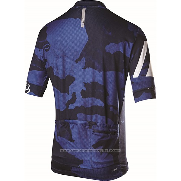 2017 Maillot Cyclisme Fox Ascent Comp Violet Manches Courtes et Cuissard