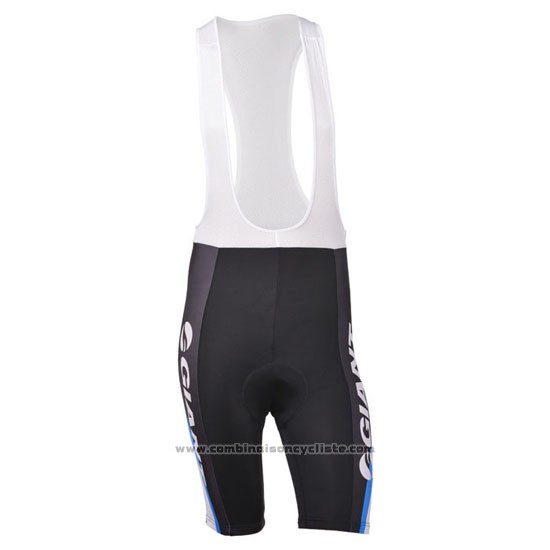 2013 Maillot Cyclisme Giant Bleu et Noir Manches Courtes et Cuissard