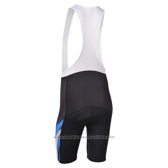2013 Maillot Cyclisme Giant Bleu et Noir Manches Courtes et Cuissard