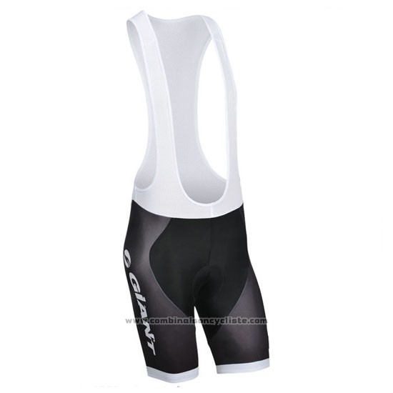 2014 Maillot Cyclisme Giant Blanc et Noir Manches Courtes et Cuissard