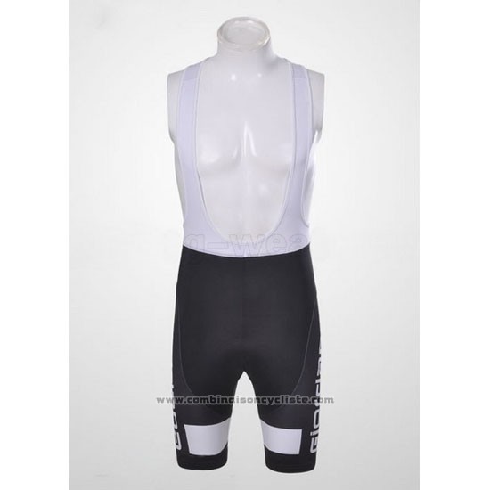 2011 Maillot Cyclisme Giordana Blanc Noir Manches Courtes et Cuissard