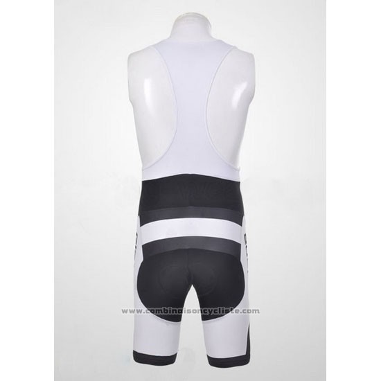2011 Maillot Cyclisme Giordana Noir Blanc Manches Courtes et Cuissard