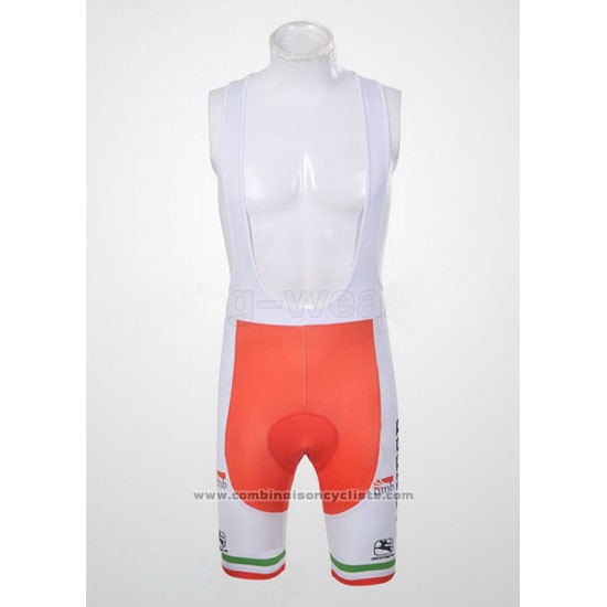 2011 Maillot Cyclisme Giordana Rouge et Vert Manches Courtes et Cuissard
