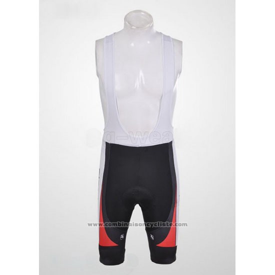 2012 Maillot Cyclisme Giordana Blanc et Noir Manches Courtes et Cuissard