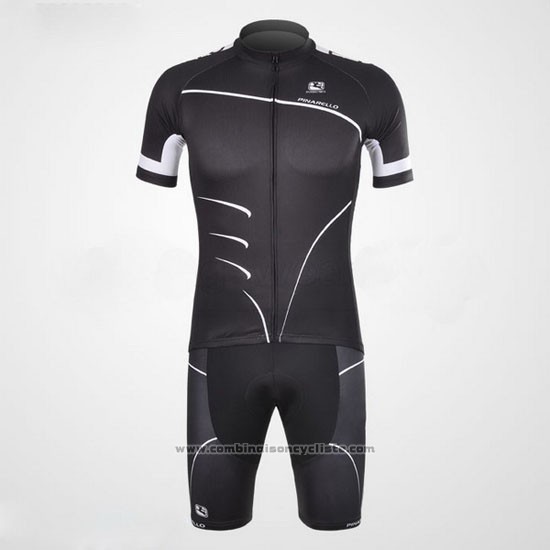 2012 Maillot Cyclisme Giordana Noir Manches Courtes et Cuissard