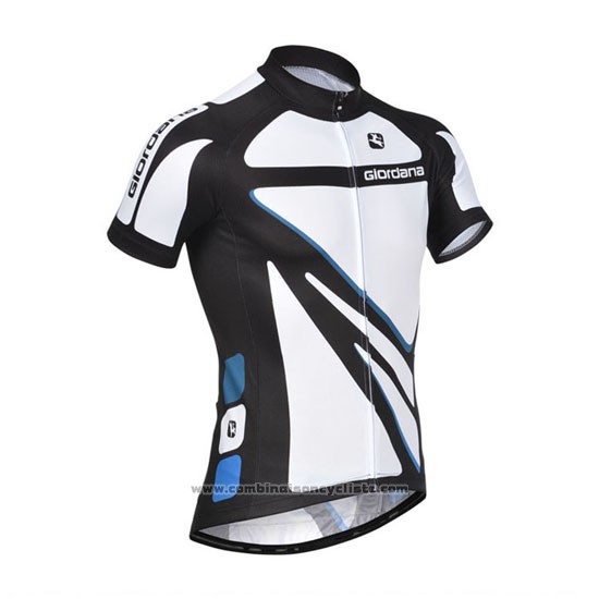 2014 Maillot Cyclisme Giordana Blanc Manches Courtes et Cuissard