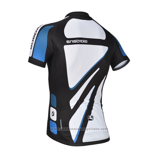 2014 Maillot Cyclisme Giordana Blanc Manches Courtes et Cuissard