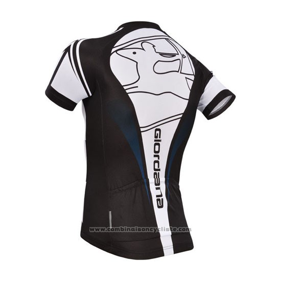 2014 Maillot Cyclisme Giordana Noir Manches Courtes et Cuissard