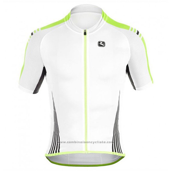 2017 Maillot Cyclisme Giordana Sahara Blanc Manches Courtes et Cuissard
