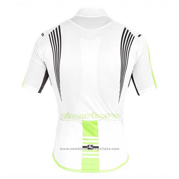2017 Maillot Cyclisme Giordana Sahara Blanc Manches Courtes et Cuissard