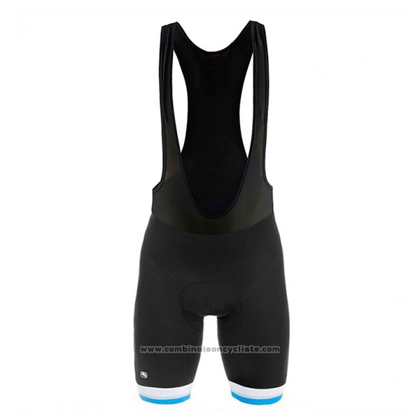 2017 Maillot Cyclisme Giordana Silver Line Azur Manches Courtes et Cuissard