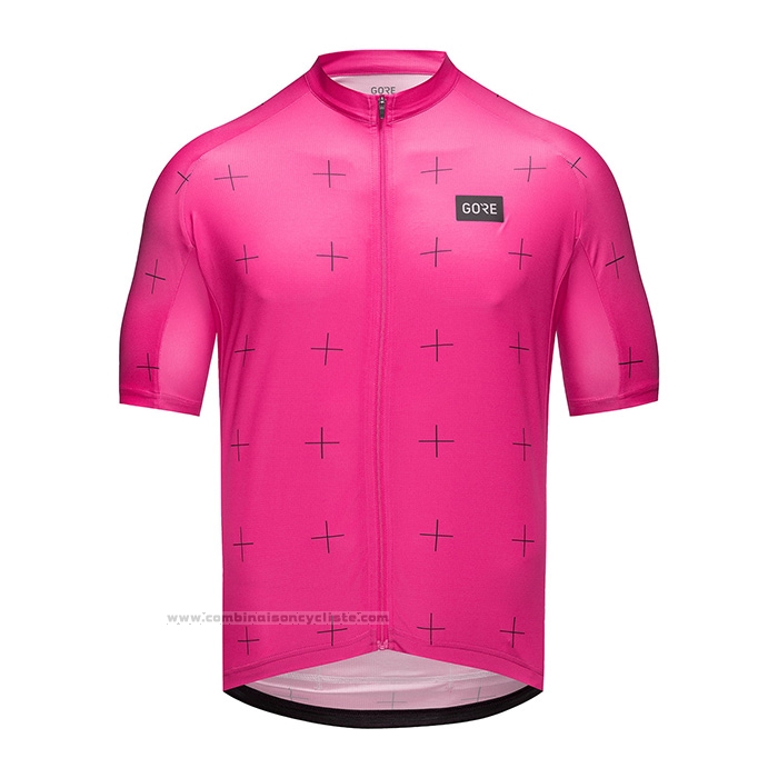2022 Maillot Cyclisme Gore Fuchsia Manches Courtes et Cuissard