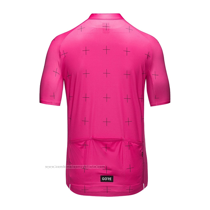 2022 Maillot Cyclisme Gore Fuchsia Manches Courtes et Cuissard