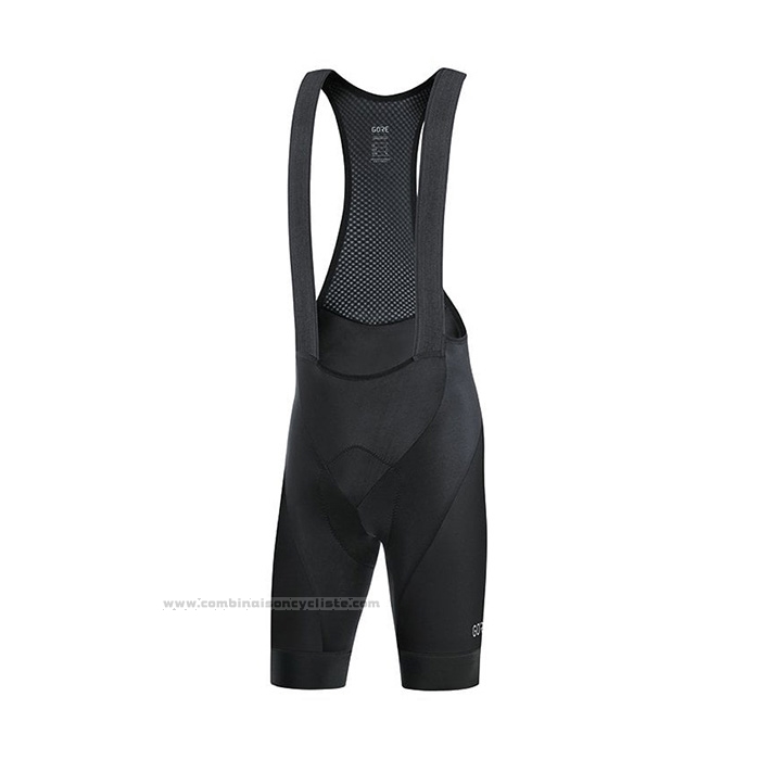 2022 Maillot Cyclisme Gore Vert Noir Manches Courtes et Cuissard