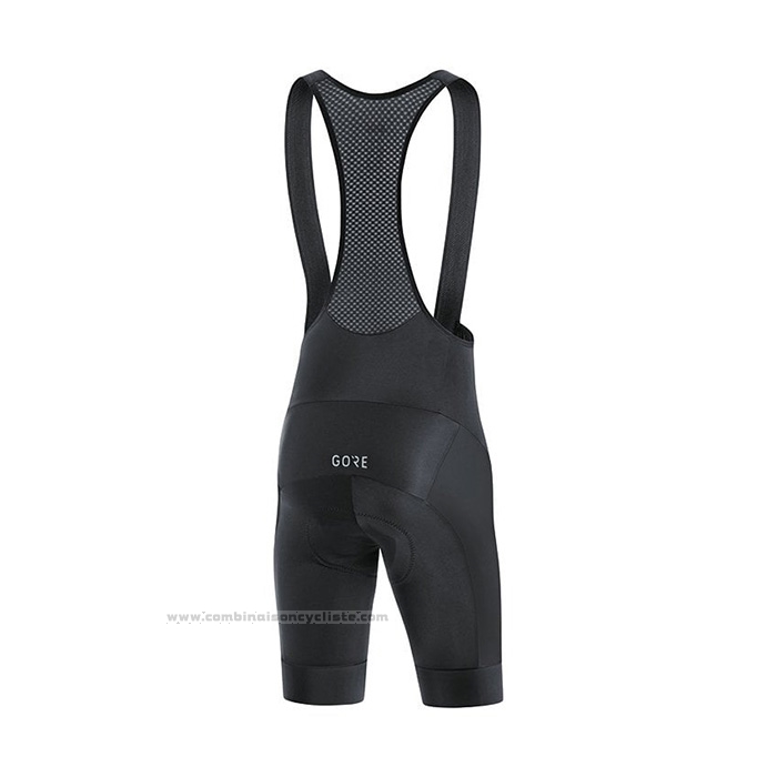 2022 Maillot Cyclisme Gore Vert Noir Manches Courtes et Cuissard