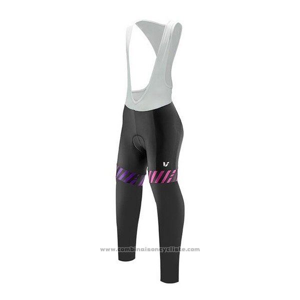 2017 Maillot Cyclisme Liv Blanc Manches Longues et Cuissard