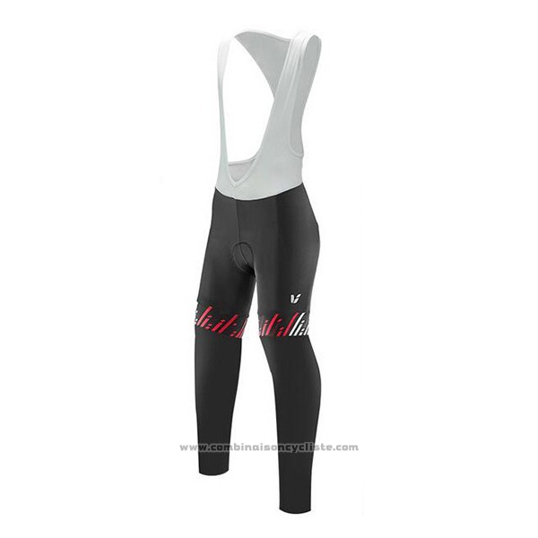 2017 Maillot Cyclisme Liv Rouge Manches Longues et Cuissard