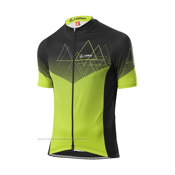 2022 Maillot Cyclisme Loffler Jaune Manches Courtes et Cuissard