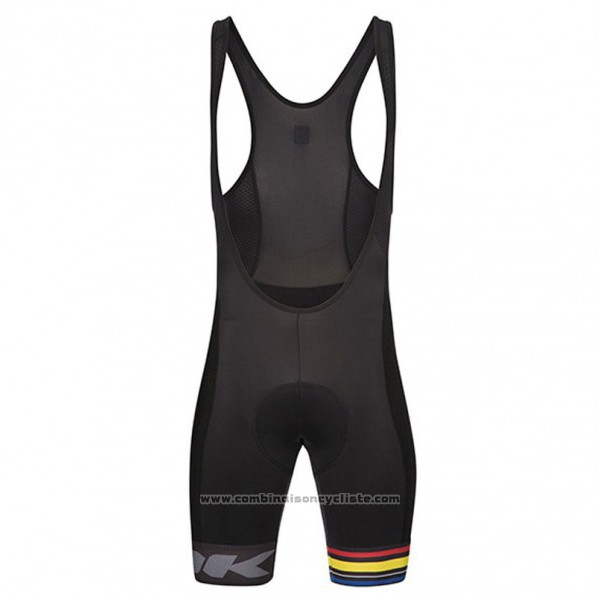 2017 Maillot Cyclisme Look Aero Carrera Noir et Jaune Manches Courtes et Cuissard