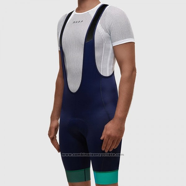 2017 Maillot Cyclisme Maap Bleu et Azur Manches Courtes et Cuissard