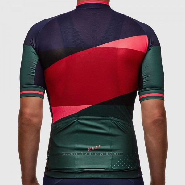 2017 Maillot Cyclisme Maap Rouge Manches Courtes et Cuissard