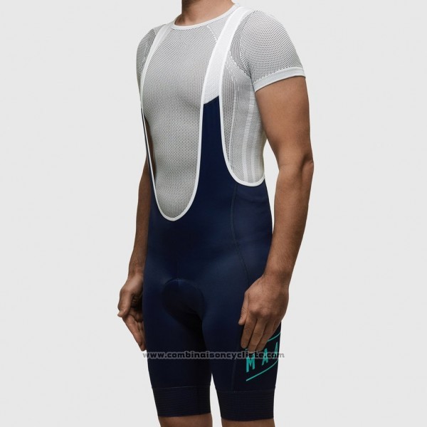 2017 Maillot Cyclisme Maap Sector Pro Vert et Bleu Manches Courtes et Cuissard