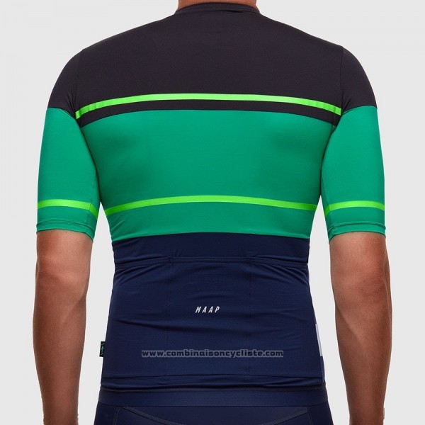 2017 Maillot Cyclisme Maap Segment Pro Noir et Vert Manches Courtes et Cuissard