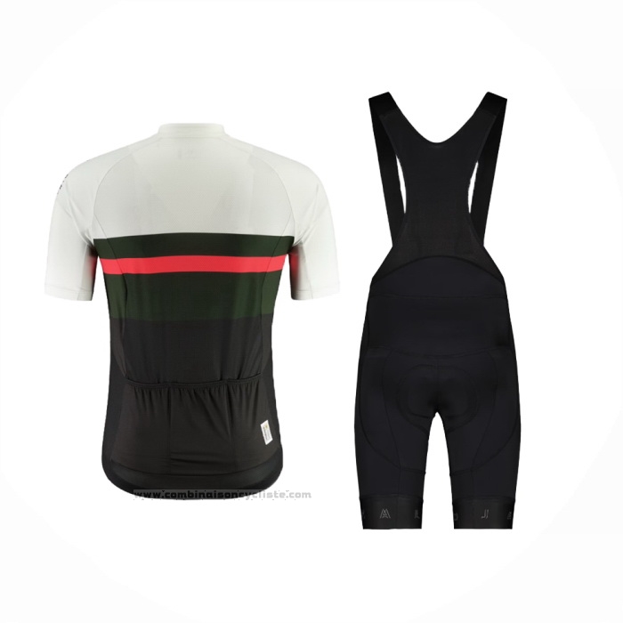 2024 Maillot Cyclisme Maloja Noir Blanc Manches Courtes Et Cuissard