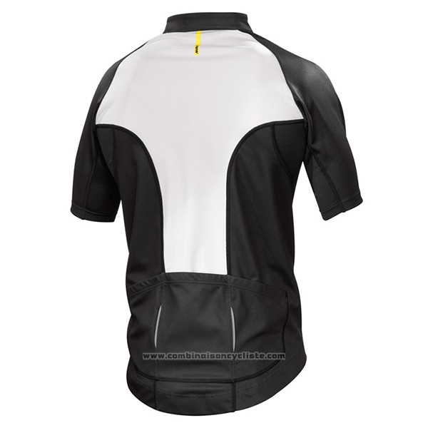 2017 Maillot Cyclisme Mavic Blanc Manches Courtes et Cuissard