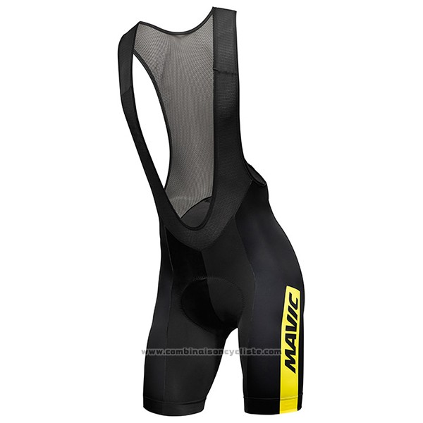 2017 Maillot Cyclisme Mavic Rouge et Noir Manches Courtes et Cuissard
