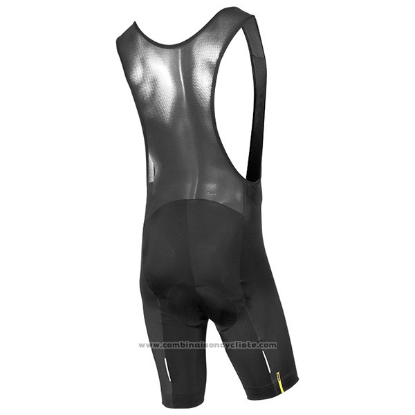 2017 Maillot Cyclisme Mavic Rouge et Noir Manches Courtes et Cuissard