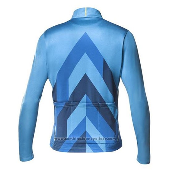 2020 Maillot Cyclisme Mavic Bleu Manches Longues et Cuissard