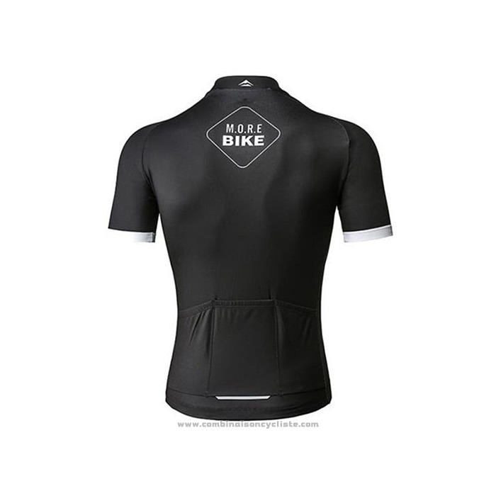 2020 Maillot Cyclisme Merida Noir Manches Courtes et Cuissard
