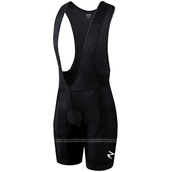 2018 Maillot Cyclisme Morvelo Noir et Bleu Manches Courtes et Cuissard