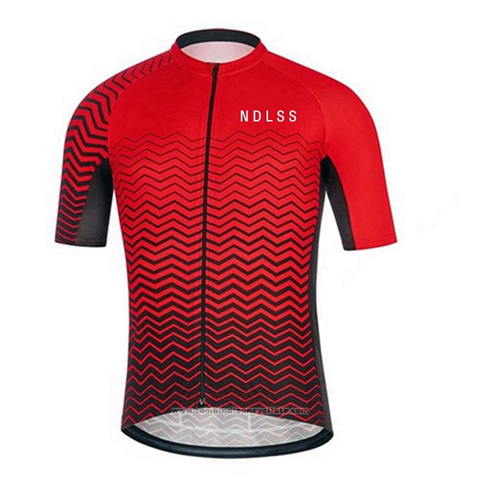 2020 Maillot Cyclisme NDLSS Rouge Manches Courtes et Cuissard