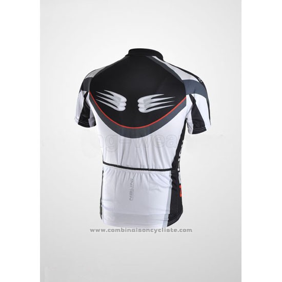 2010 Maillot Cyclisme Nalini Noir Manches Courtes et Cuissard