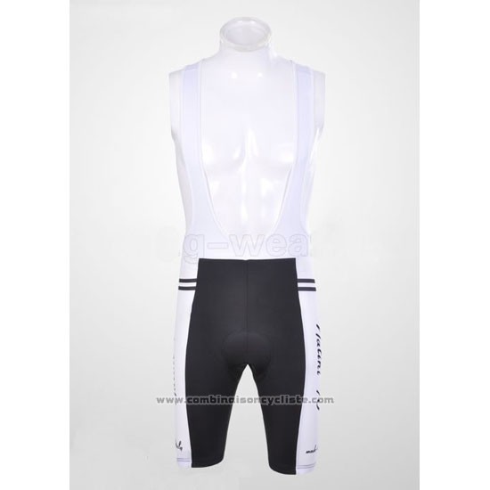 2011 Maillot Cyclisme Nalini Blanc Manches Courtes et Cuissard
