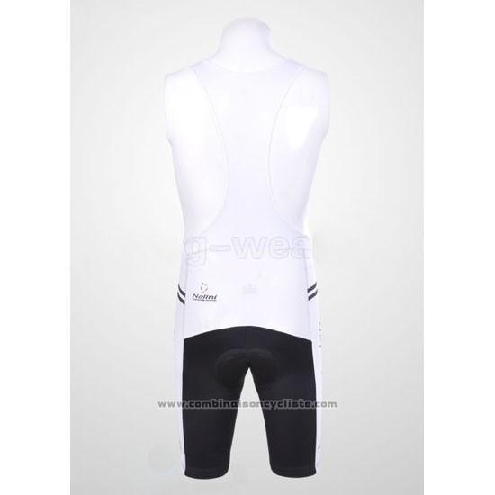 2011 Maillot Cyclisme Nalini Blanc Manches Courtes et Cuissard