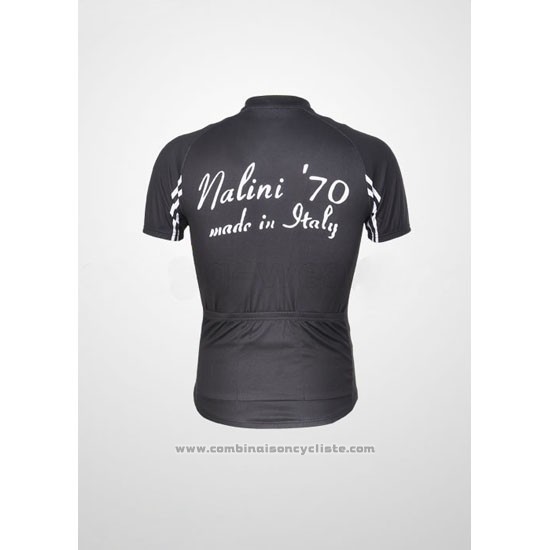 2011 Maillot Cyclisme Nalini Noir Manches Courtes et Cuissard