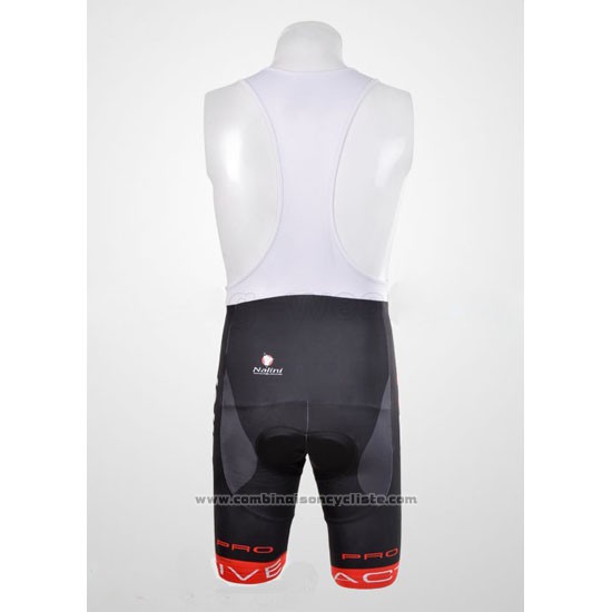 2012 Maillot Cyclisme Nalini Noir et Rouge Manches Courtes et Cuissard