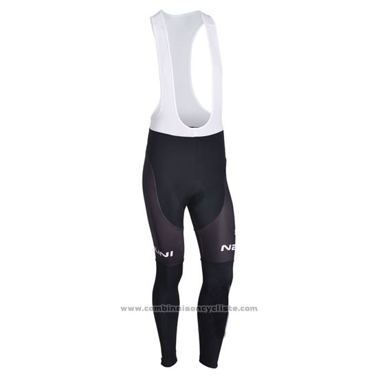 2013 Maillot Cyclisme Nalini Blanc Manches Longues et Cuissard