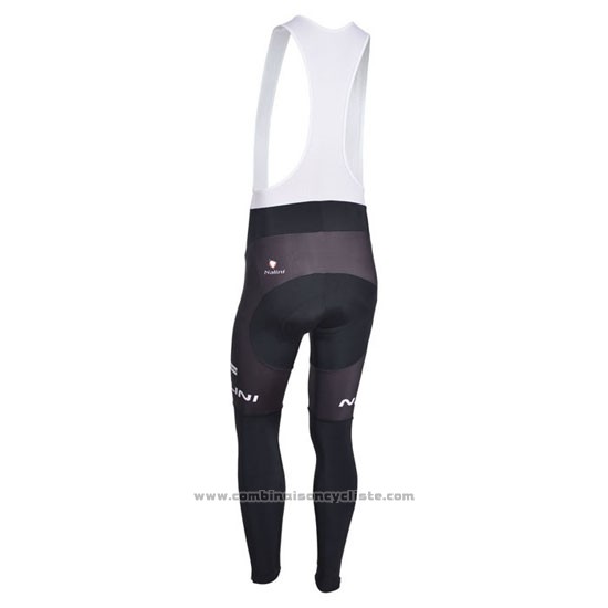 2013 Maillot Cyclisme Nalini Blanc Manches Longues et Cuissard